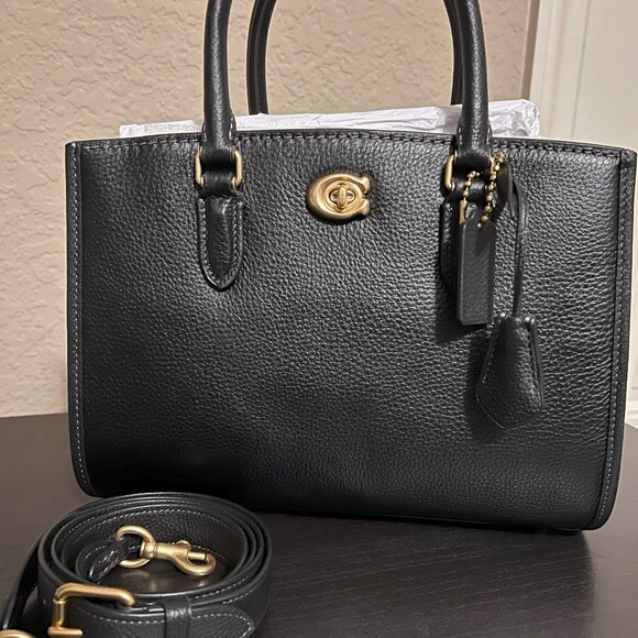 COACH Brooke Carryall 28 black (new condition) - Picture 1 of 7